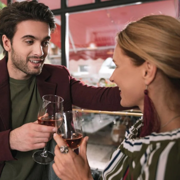 Attendees at a NY speed dating event