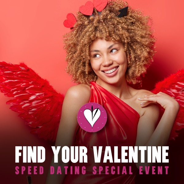 Sacramento attendees of speed dating in California enjoying the event!