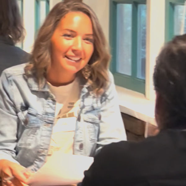 Attendees at a CA speed dating event