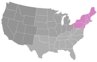 Speed Dating Events Near Me - Map of North Eastern Cities