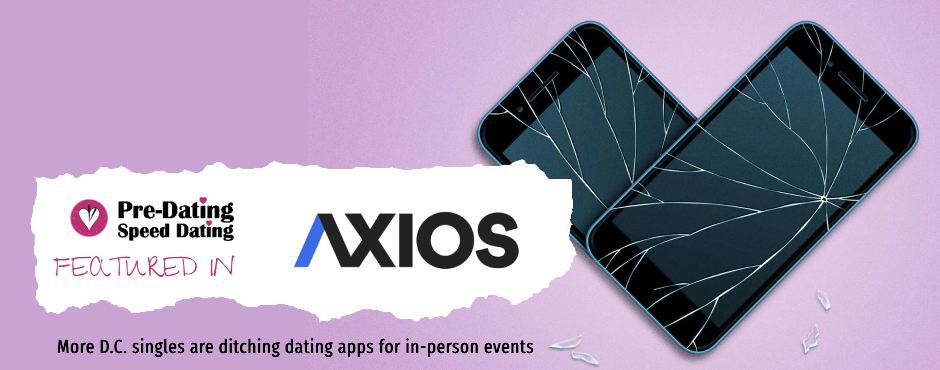 Pre-Dating featured in AXIOS article on in-person events